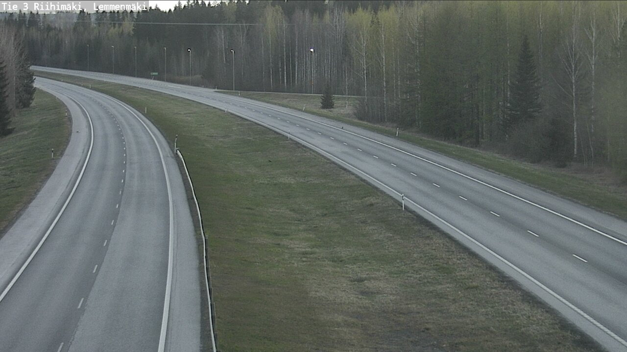 Weather Camera Image Väg 3 Riihimäki, Lemmenmäki, Riihimäki, Kanta-Häme