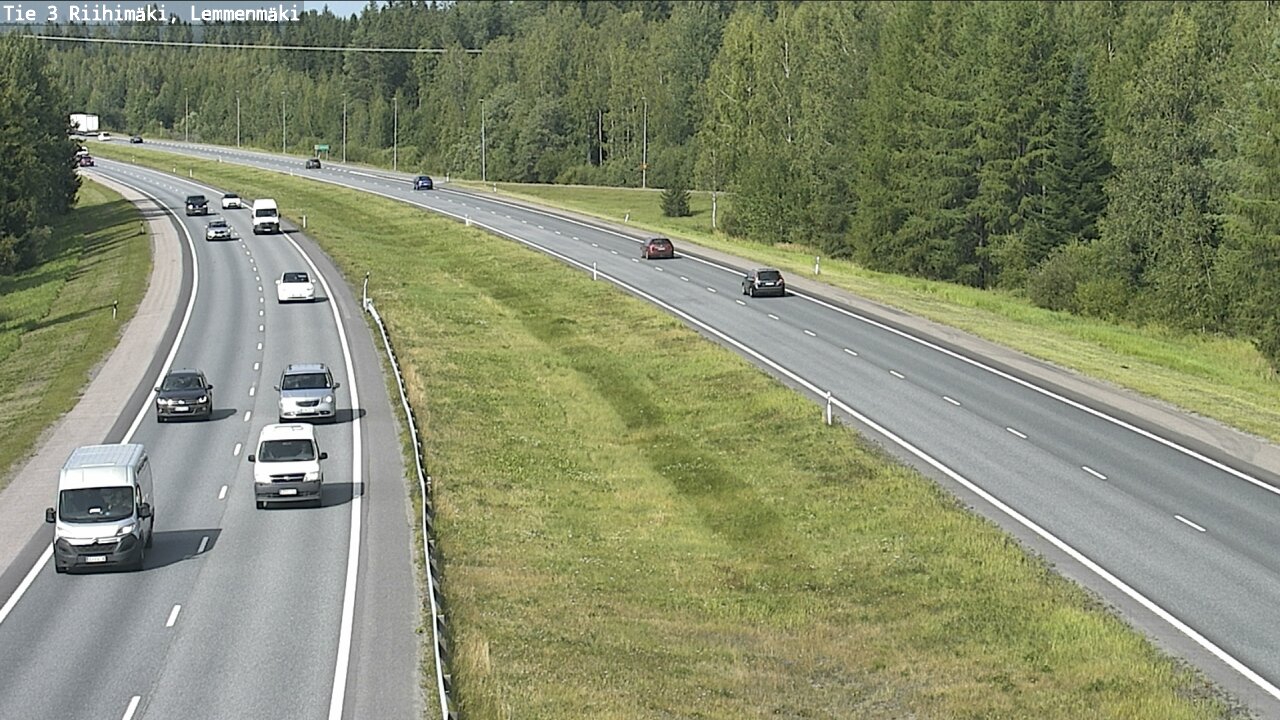 Weather Camera Image Väg 3 Riihimäki, Lemmenmäki, Riihimäki, Kanta-Häme