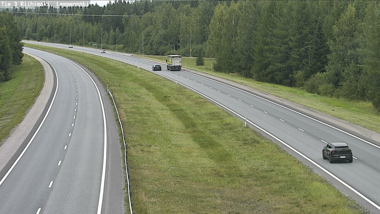 Weather Camera Image Väg 3 Riihimäki, Lemmenmäki, Riihimäki, Kanta-Häme