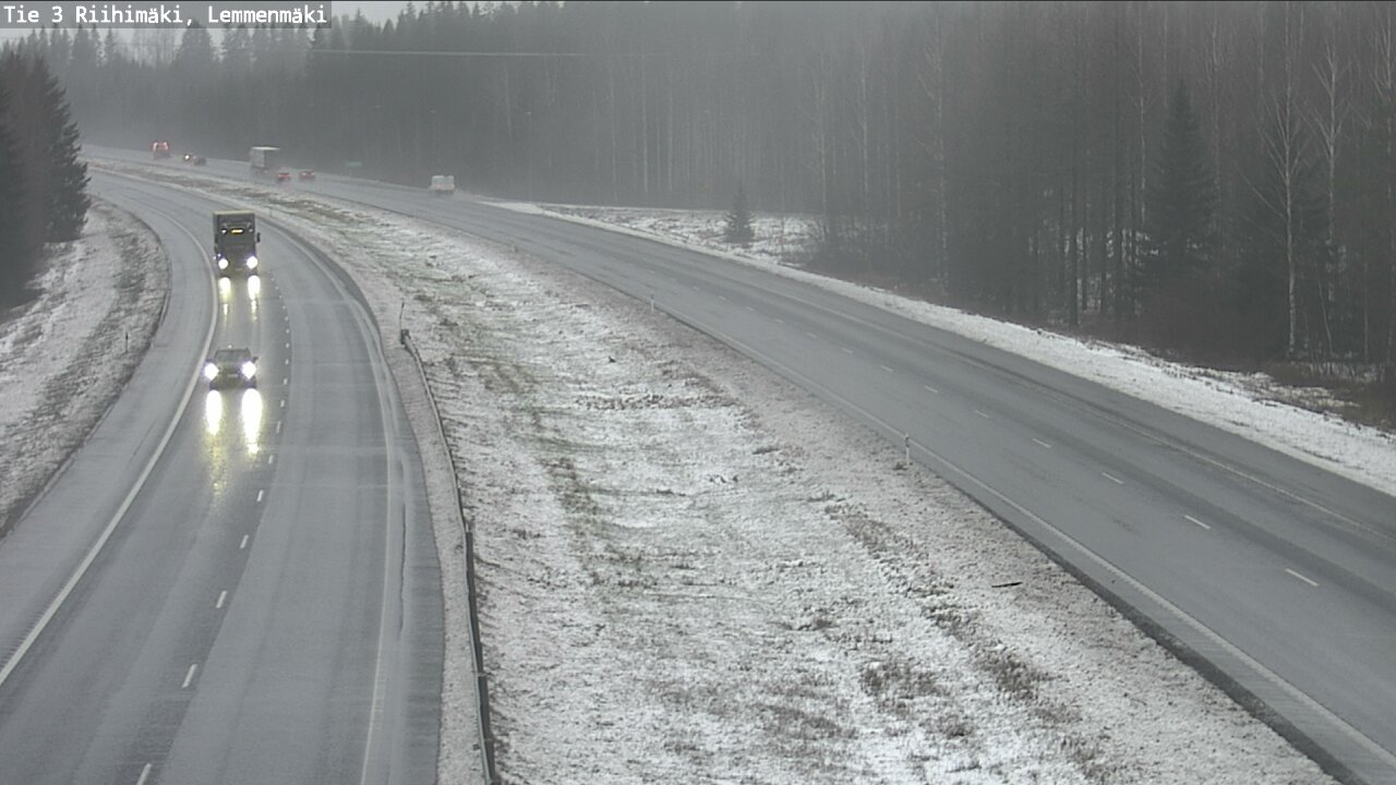 Weather Camera Image Väg 3 Riihimäki, Lemmenmäki, Riihimäki, Kanta-Häme