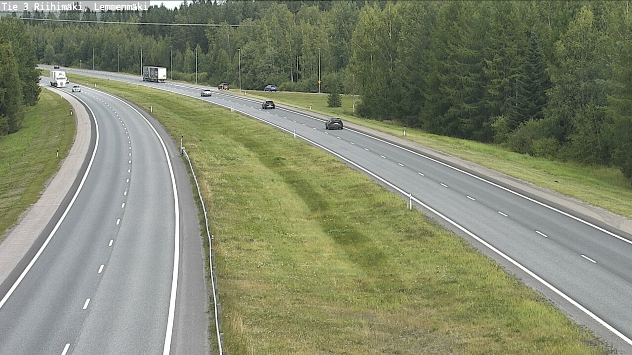 Weather Camera Image Väg 3 Riihimäki, Lemmenmäki, Riihimäki, Kanta-Häme