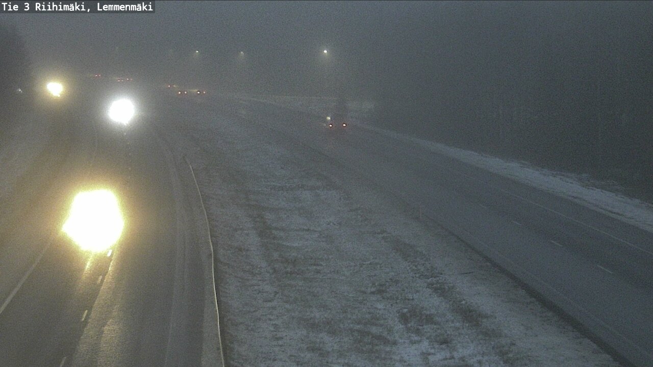 Weather Camera Image Väg 3 Riihimäki, Lemmenmäki, Riihimäki, Kanta-Häme