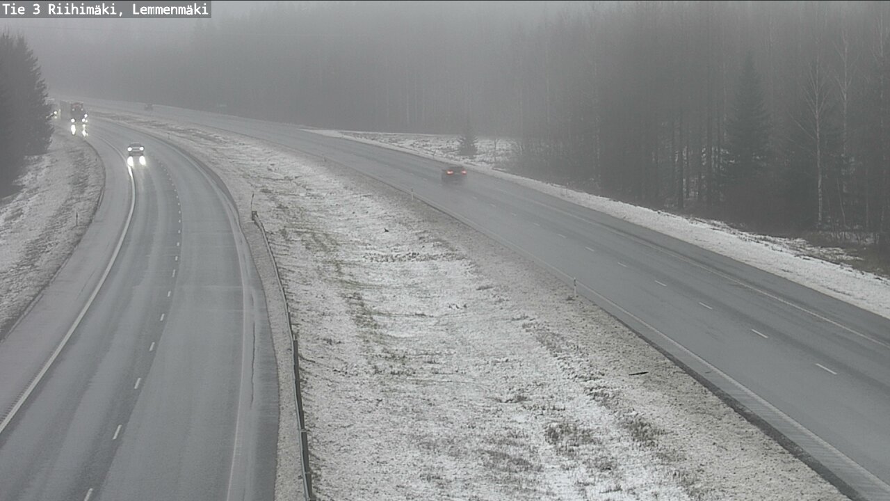 Weather Camera Image Väg 3 Riihimäki, Lemmenmäki, Riihimäki, Kanta-Häme