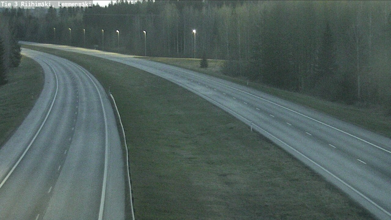 Weather Camera Image Väg 3 Riihimäki, Lemmenmäki, Riihimäki, Kanta-Häme