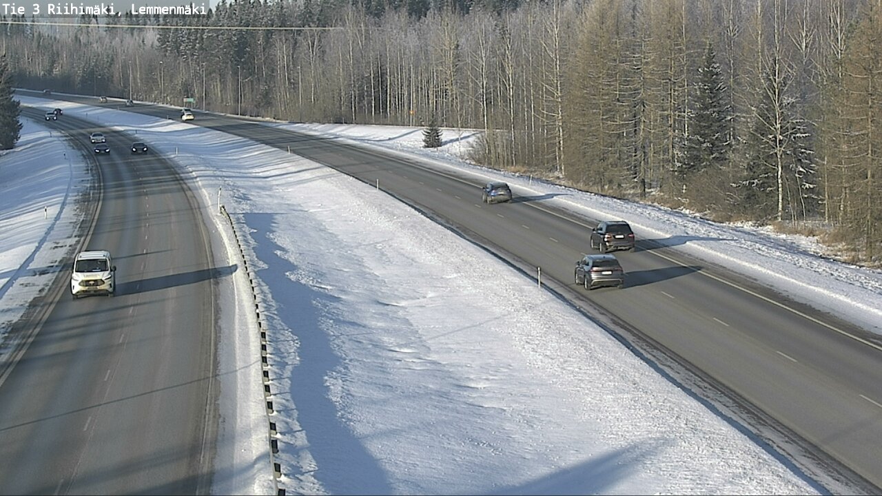 Weather Camera Image Road 3 Riihimäki, Lemmenmäki, Riihimäki, Kanta-Häme