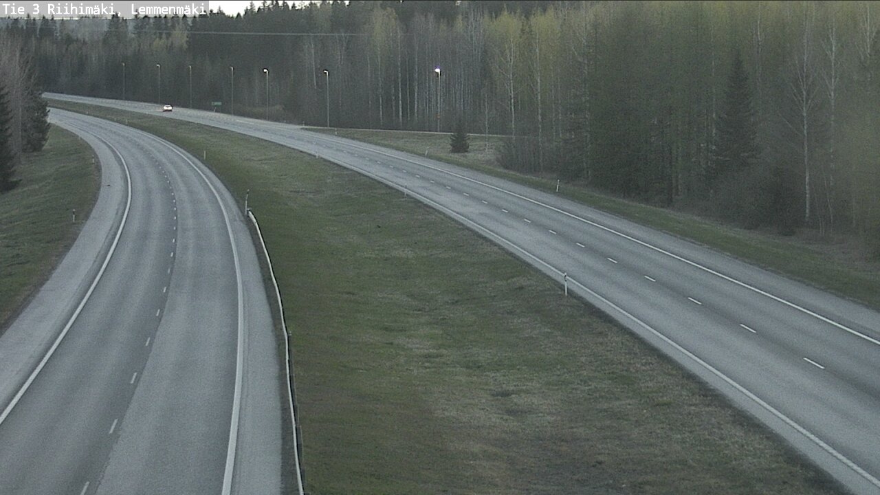 Weather Camera Image Väg 3 Riihimäki, Lemmenmäki, Riihimäki, Kanta-Häme