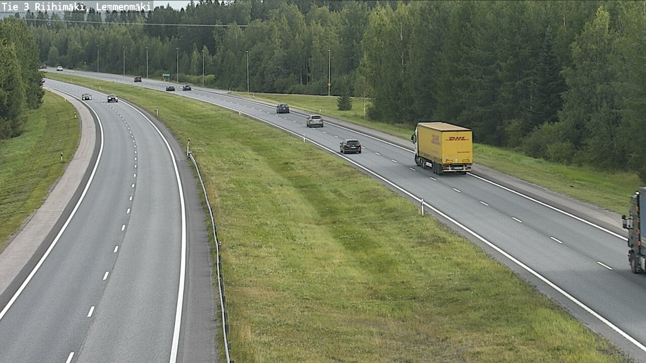 Weather Camera Image Väg 3 Riihimäki, Lemmenmäki, Riihimäki, Kanta-Häme