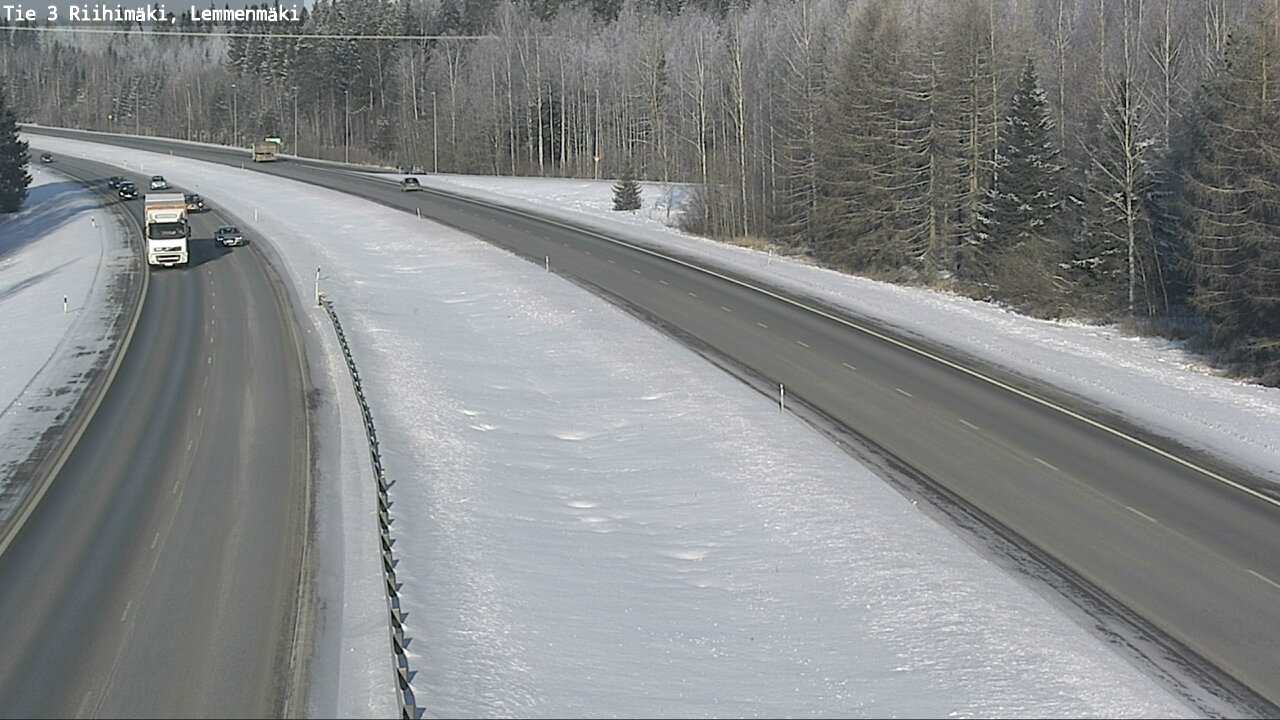 Weather Camera Image Road 3 Riihimäki, Lemmenmäki, Riihimäki, Kanta-Häme