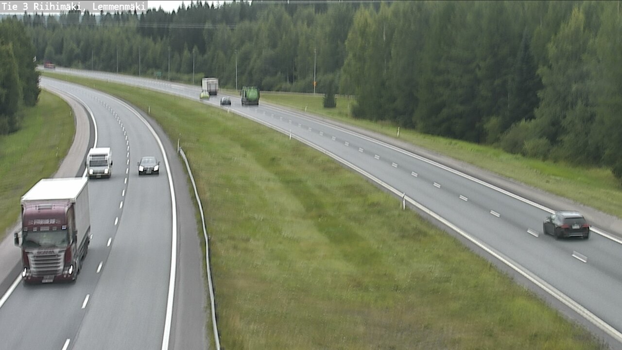 Weather Camera Image Väg 3 Riihimäki, Lemmenmäki, Riihimäki, Kanta-Häme