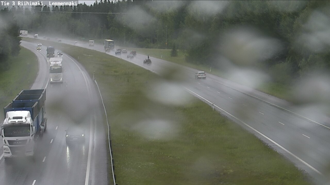 Weather Camera Image Väg 3 Riihimäki, Lemmenmäki, Riihimäki, Kanta-Häme