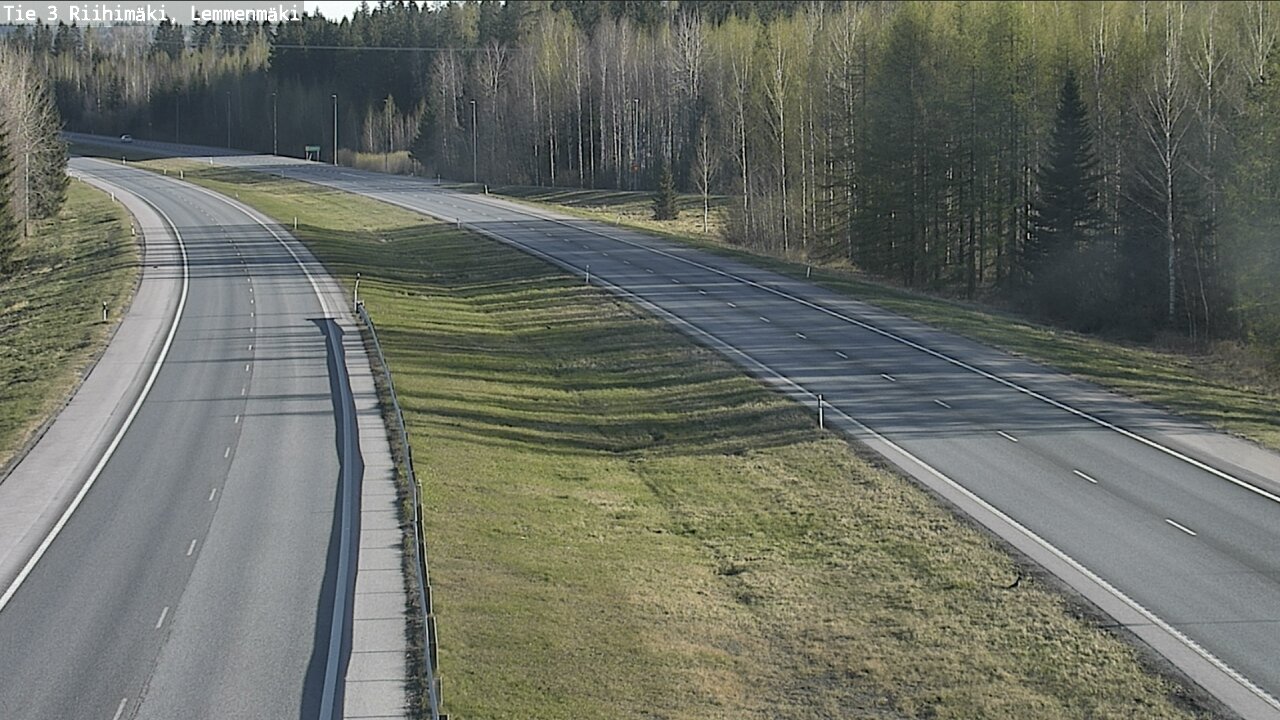 Weather Camera Image Road 3 Riihimäki, Lemmenmäki, Riihimäki, Kanta-Häme