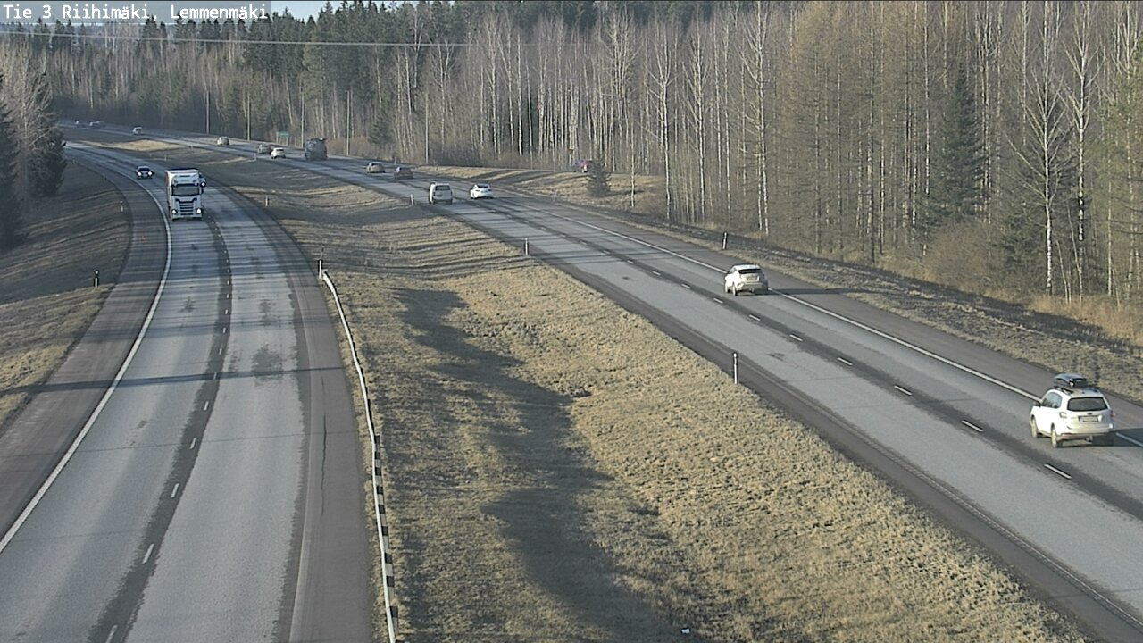 Weather Camera Image Road 3 Riihimäki, Lemmenmäki, Riihimäki, Kanta-Häme