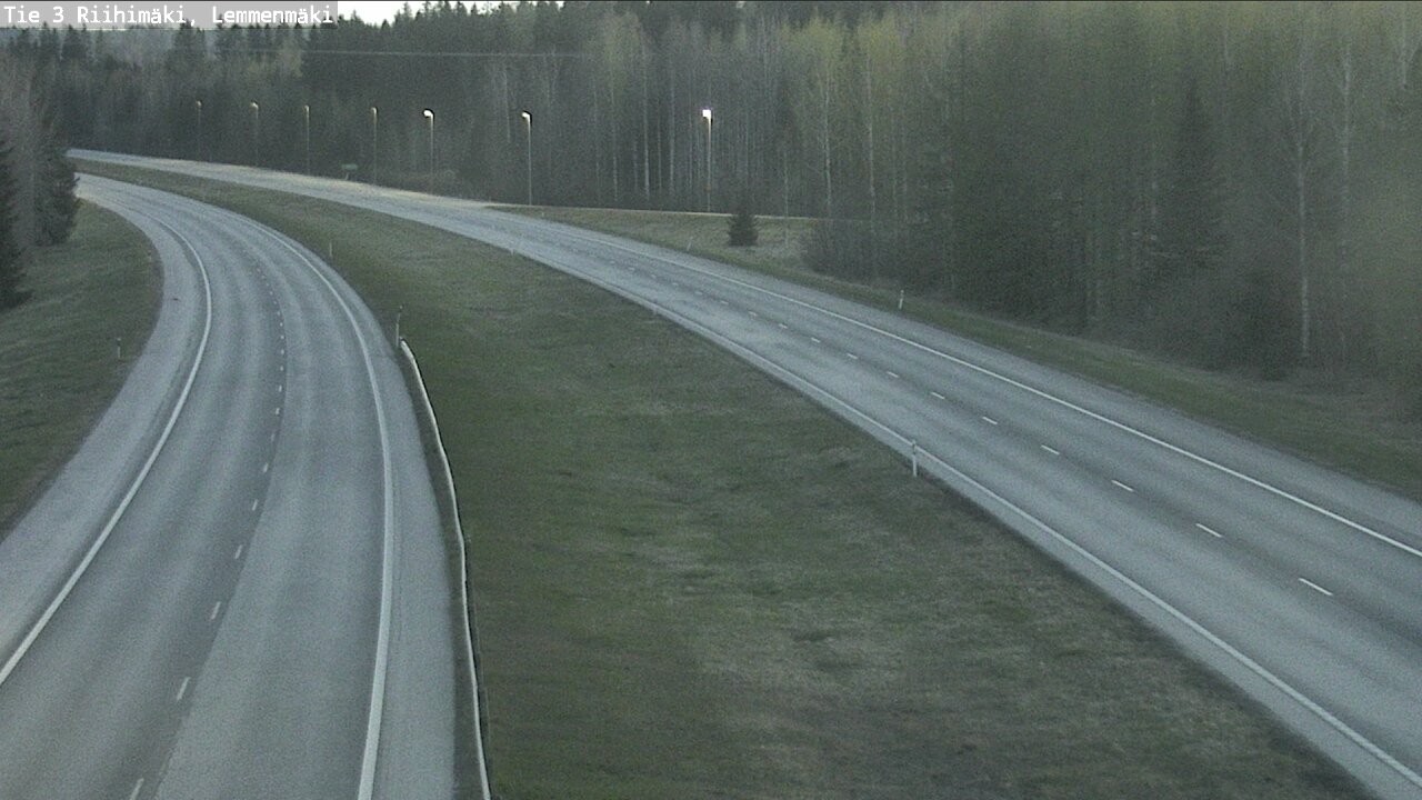 Weather Camera Image Väg 3 Riihimäki, Lemmenmäki, Riihimäki, Kanta-Häme