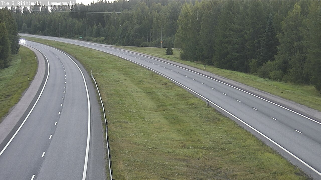 Weather Camera Image Väg 3 Riihimäki, Lemmenmäki, Riihimäki, Kanta-Häme