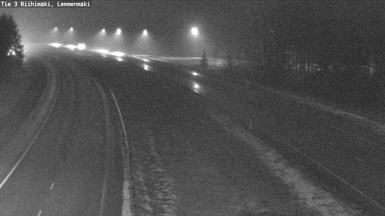 Weather Camera Image Väg 3 Riihimäki, Lemmenmäki, Riihimäki, Kanta-Häme