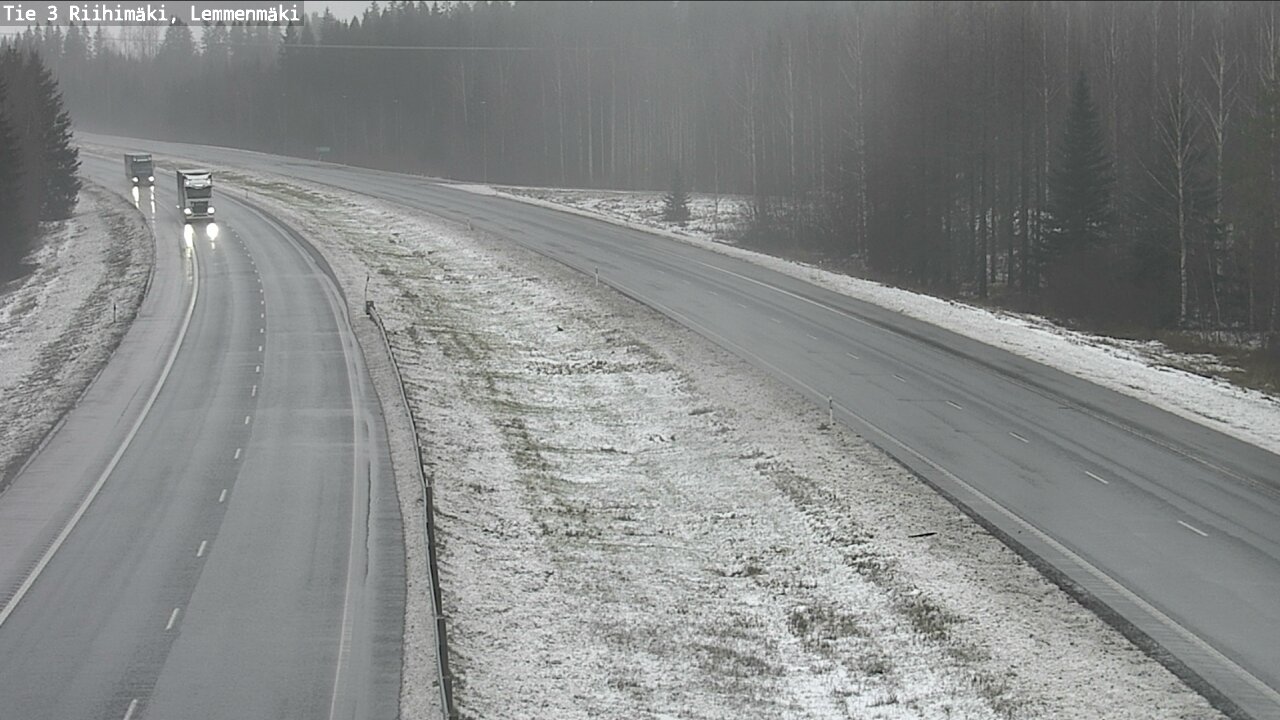 Weather Camera Image Väg 3 Riihimäki, Lemmenmäki, Riihimäki, Kanta-Häme