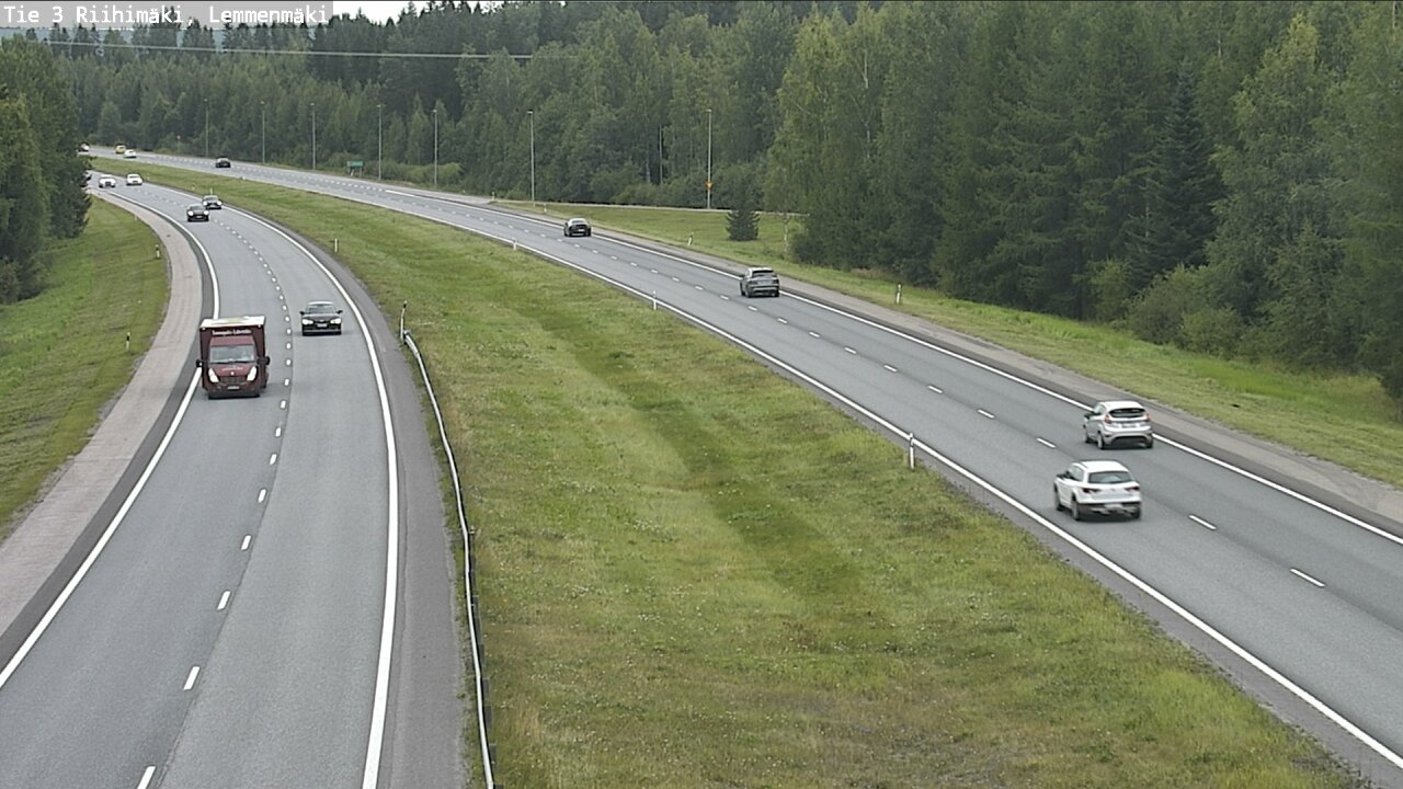Weather Camera Image Väg 3 Riihimäki, Lemmenmäki, Riihimäki, Kanta-Häme