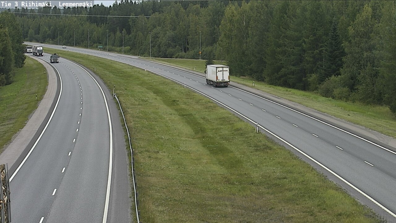 Weather Camera Image Väg 3 Riihimäki, Lemmenmäki, Riihimäki, Kanta-Häme