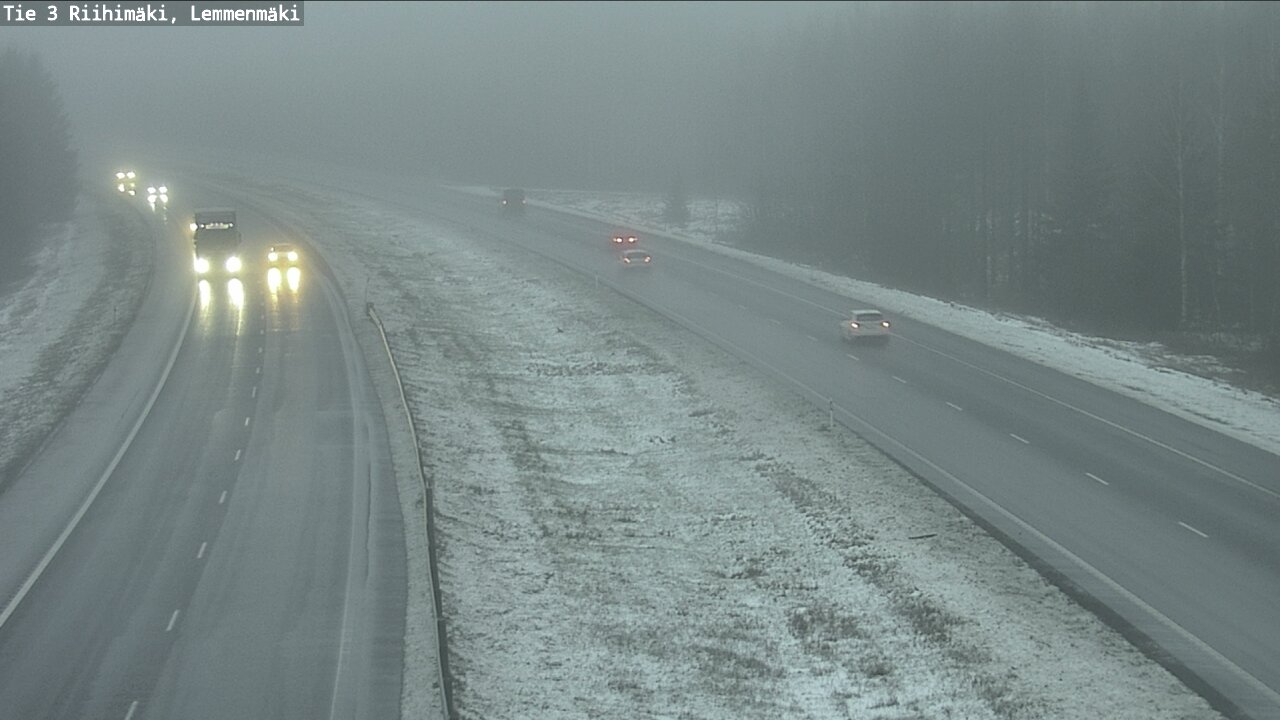 Weather Camera Image Väg 3 Riihimäki, Lemmenmäki, Riihimäki, Kanta-Häme