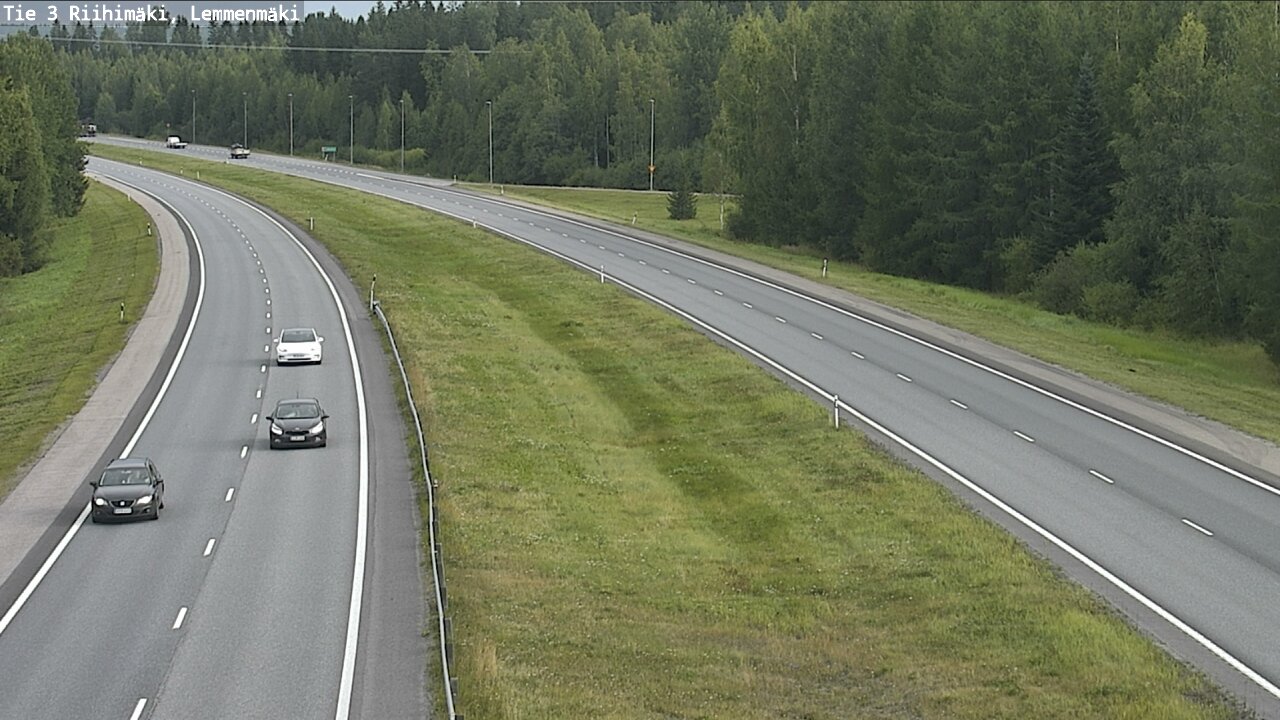 Weather Camera Image Väg 3 Riihimäki, Lemmenmäki, Riihimäki, Kanta-Häme