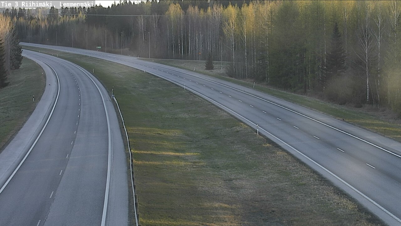 Weather Camera Image Väg 3 Riihimäki, Lemmenmäki, Riihimäki, Kanta-Häme