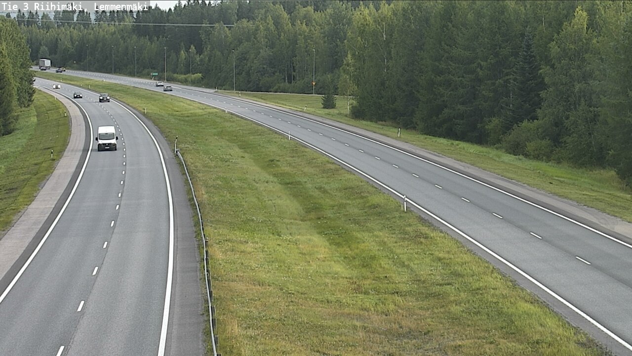Weather Camera Image Väg 3 Riihimäki, Lemmenmäki, Riihimäki, Kanta-Häme