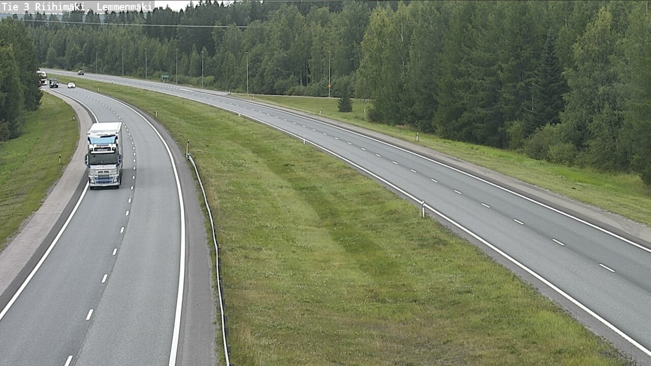 Weather Camera Image Väg 3 Riihimäki, Lemmenmäki, Riihimäki, Kanta-Häme