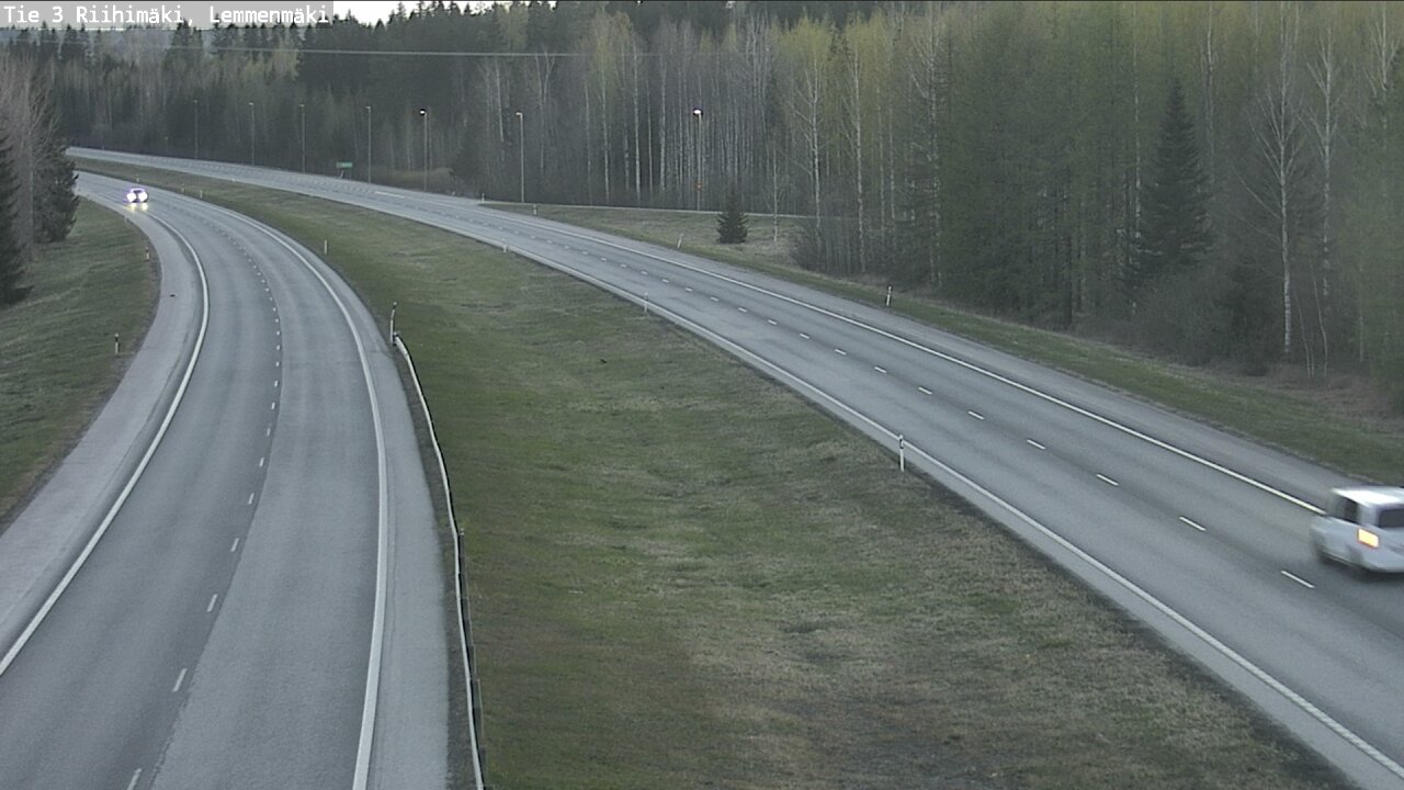 Weather Camera Image Väg 3 Riihimäki, Lemmenmäki, Riihimäki, Kanta-Häme