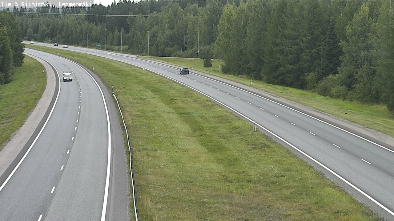 Weather Camera Image Väg 3 Riihimäki, Lemmenmäki, Riihimäki, Kanta-Häme