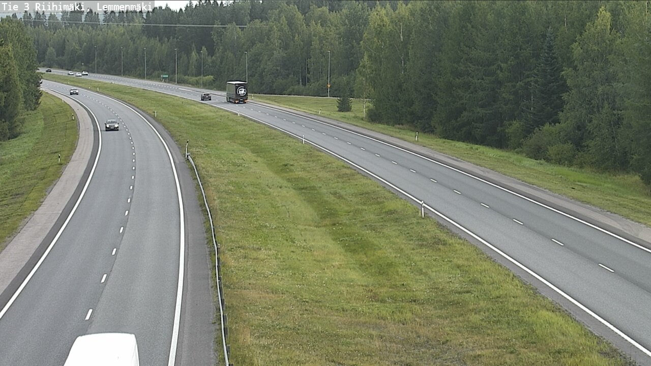 Weather Camera Image Väg 3 Riihimäki, Lemmenmäki, Riihimäki, Kanta-Häme
