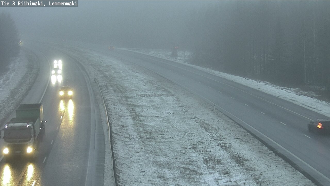 Weather Camera Image Väg 3 Riihimäki, Lemmenmäki, Riihimäki, Kanta-Häme