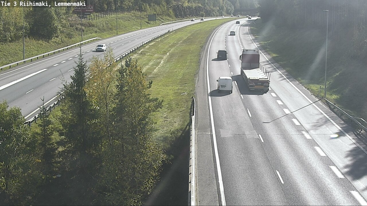 Weather Camera Image Väg 3 Riihimäki, Lemmenmäki, Riihimäki, Kanta-Häme