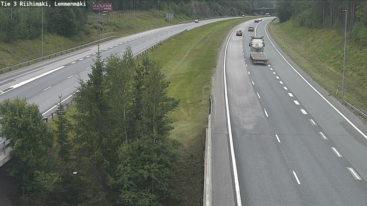 Weather Camera Image Väg 3 Riihimäki, Lemmenmäki, Riihimäki, Kanta-Häme