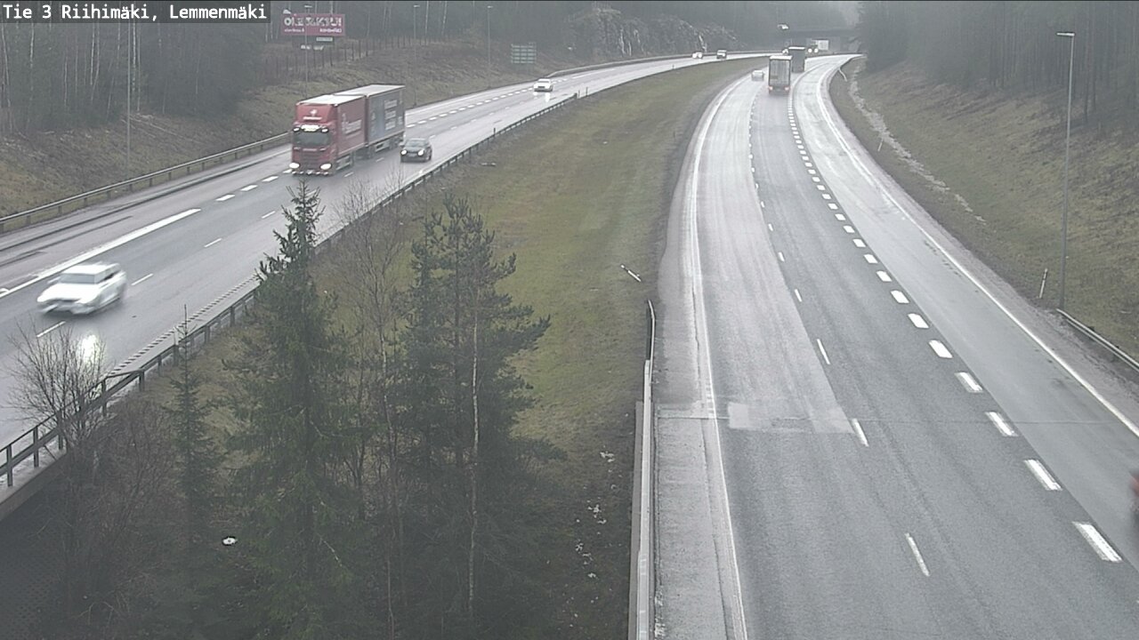 Weather Camera Image Road 3 Riihimäki, Lemmenmäki, Riihimäki, Kanta-Häme