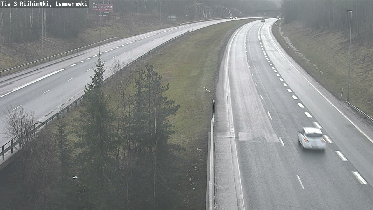 Weather Camera Image Road 3 Riihimäki, Lemmenmäki, Riihimäki, Kanta-Häme