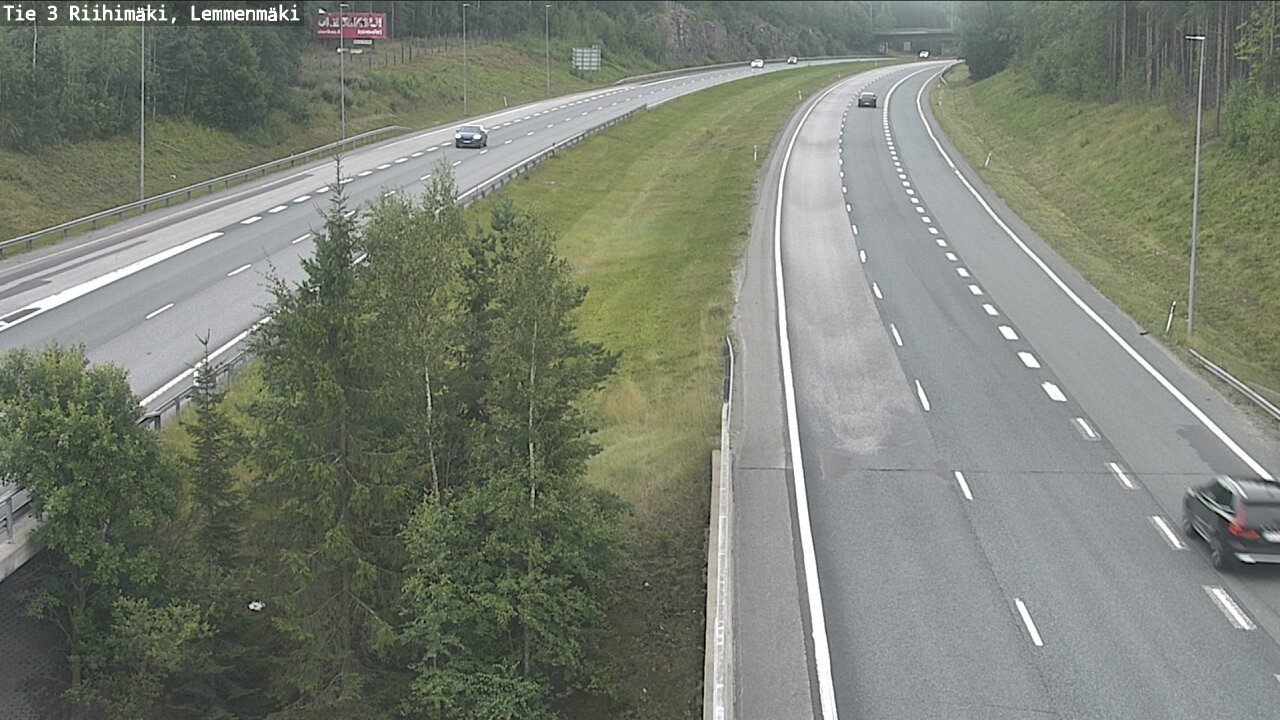 Weather Camera Image Väg 3 Riihimäki, Lemmenmäki, Riihimäki, Kanta-Häme
