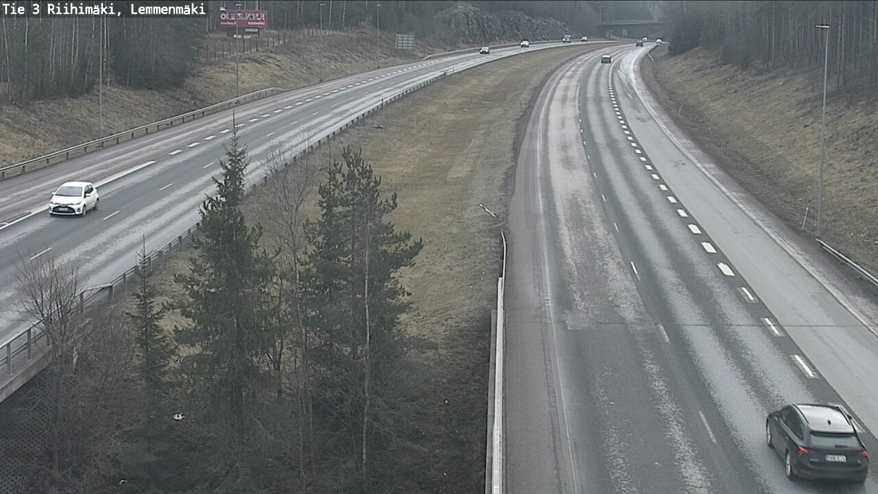 Weather Camera Image Road 3 Riihimäki, Lemmenmäki, Riihimäki, Kanta-Häme