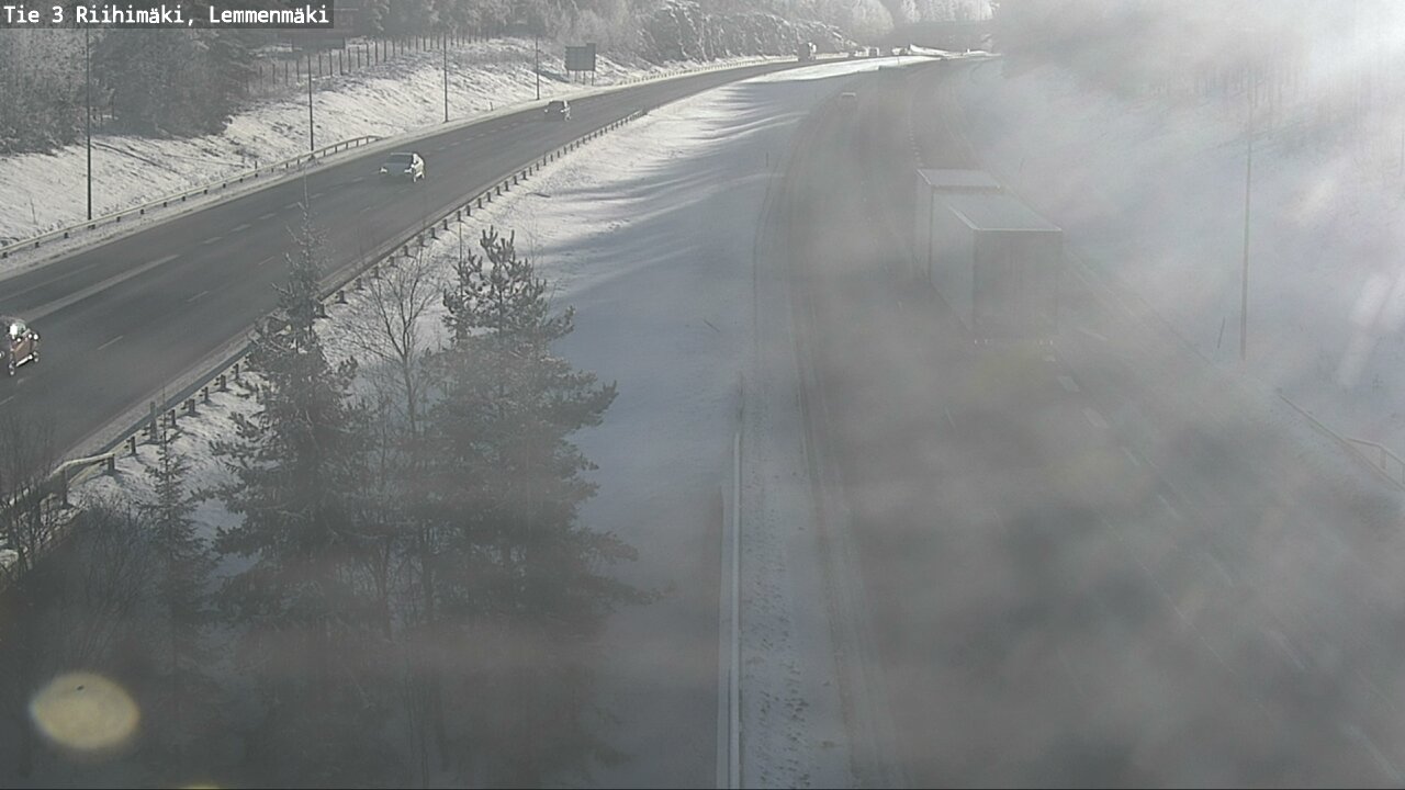 Weather Camera Image Väg 3 Riihimäki, Lemmenmäki, Riihimäki, Kanta-Häme