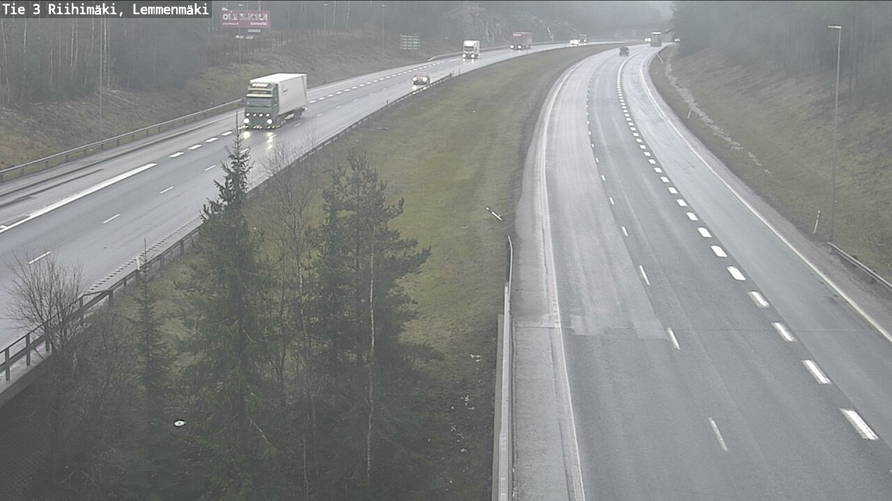 Weather Camera Image Road 3 Riihimäki, Lemmenmäki, Riihimäki, Kanta-Häme