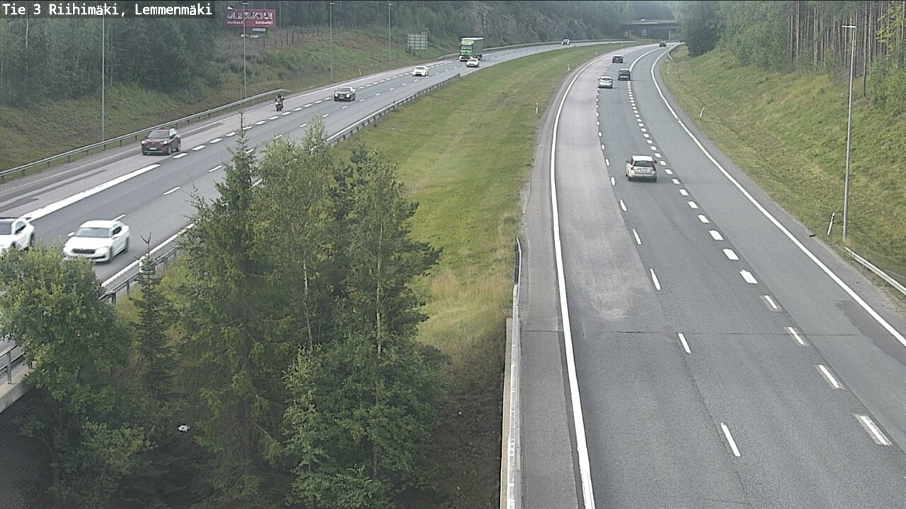 Weather Camera Image Väg 3 Riihimäki, Lemmenmäki, Riihimäki, Kanta-Häme