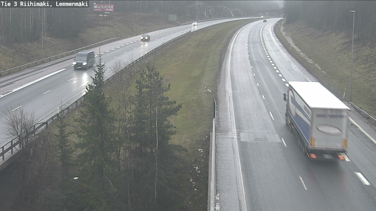 Weather Camera Image Road 3 Riihimäki, Lemmenmäki, Riihimäki, Kanta-Häme