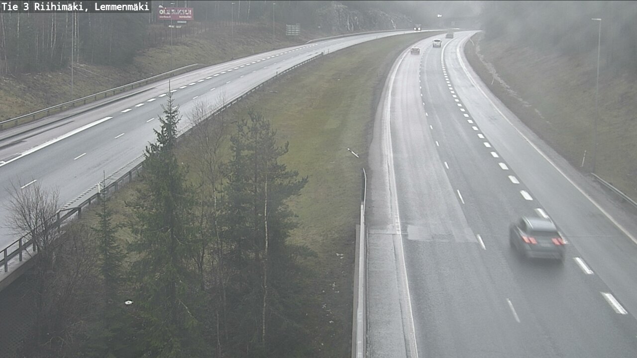 Weather Camera Image Road 3 Riihimäki, Lemmenmäki, Riihimäki, Kanta-Häme