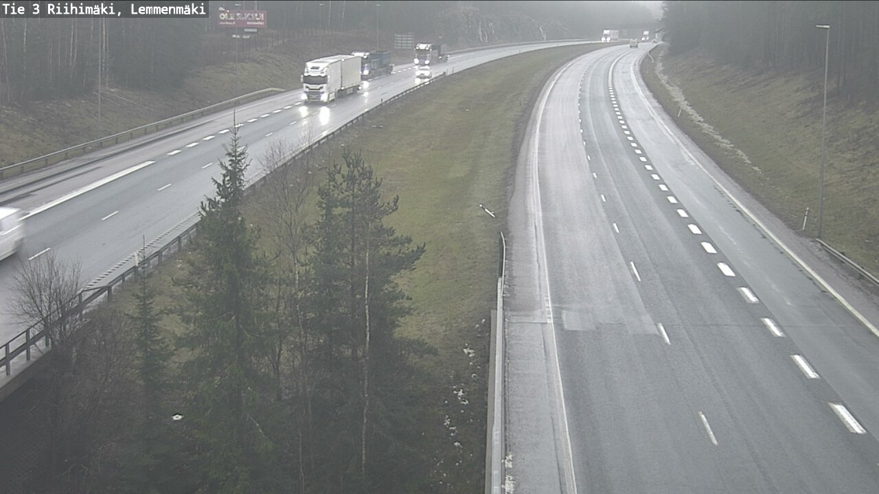 Weather Camera Image Road 3 Riihimäki, Lemmenmäki, Riihimäki, Kanta-Häme