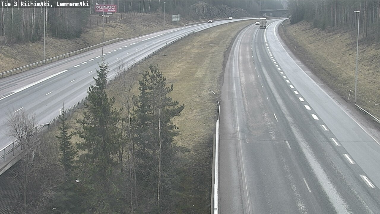 Weather Camera Image Road 3 Riihimäki, Lemmenmäki, Riihimäki, Kanta-Häme