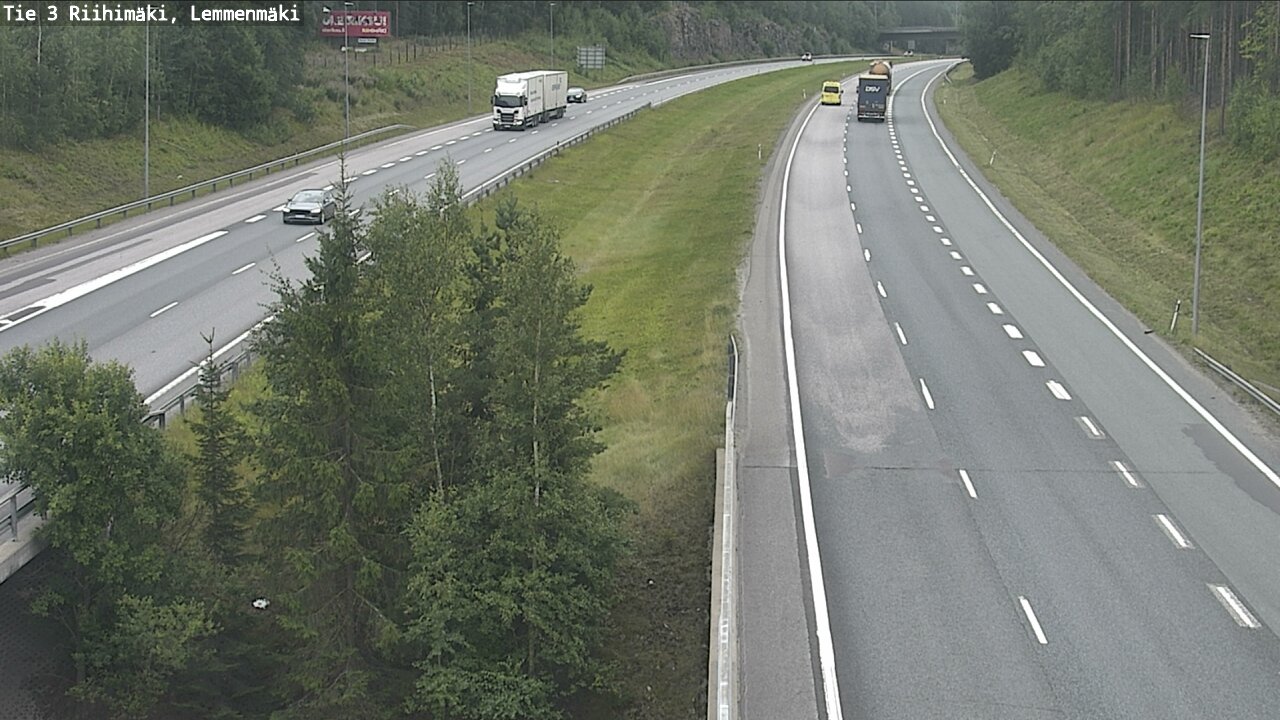 Weather Camera Image Väg 3 Riihimäki, Lemmenmäki, Riihimäki, Kanta-Häme