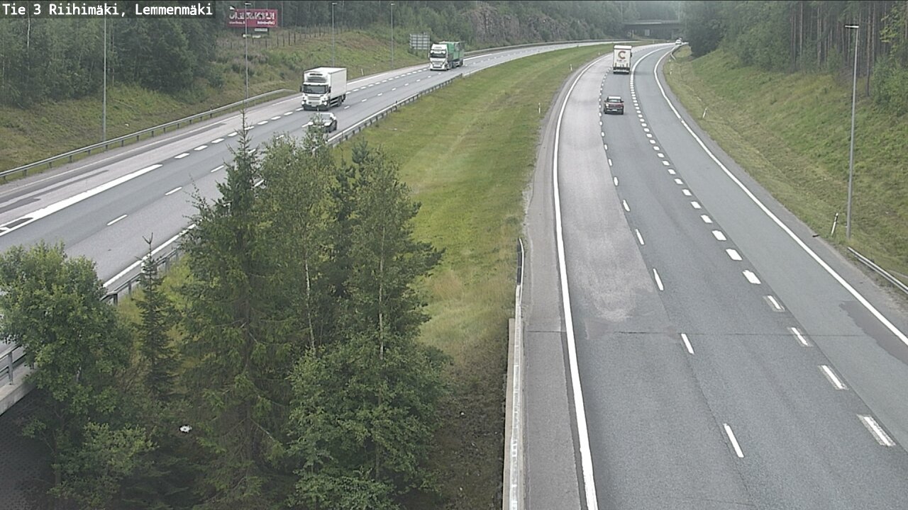 Weather Camera Image Väg 3 Riihimäki, Lemmenmäki, Riihimäki, Kanta-Häme