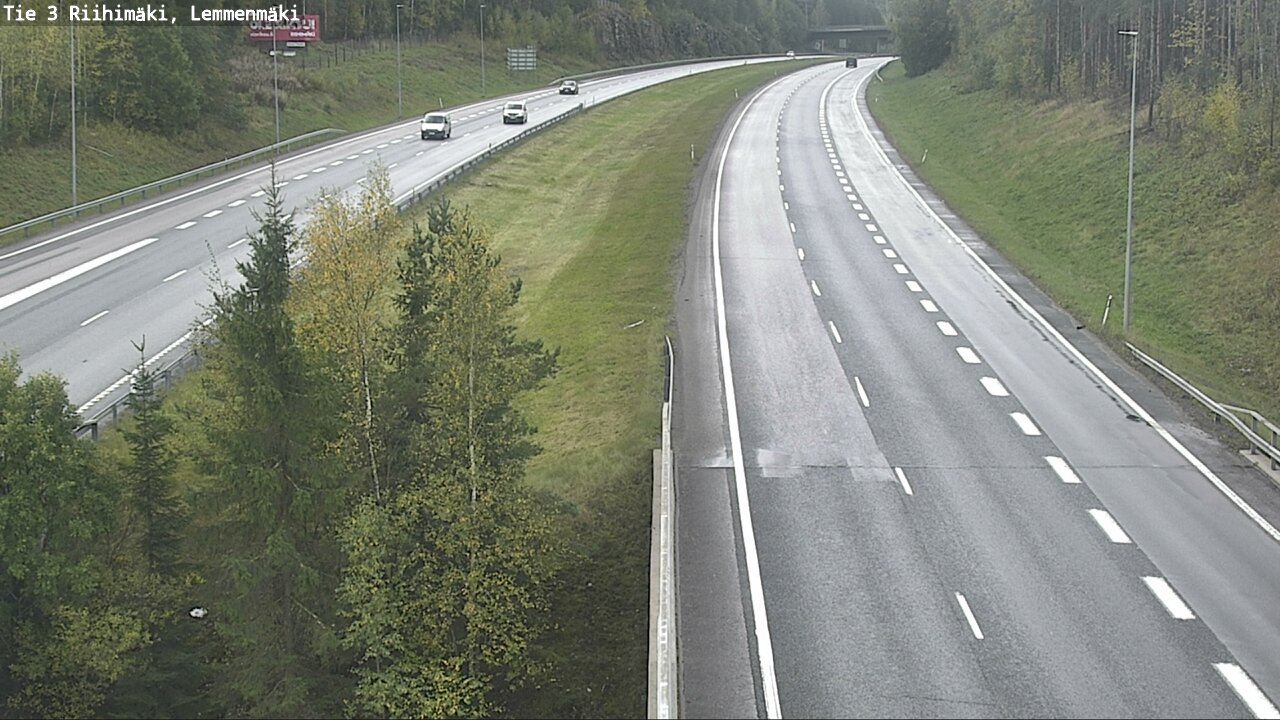 Weather Camera Image Road 3 Riihimäki, Lemmenmäki, Riihimäki, Kanta-Häme