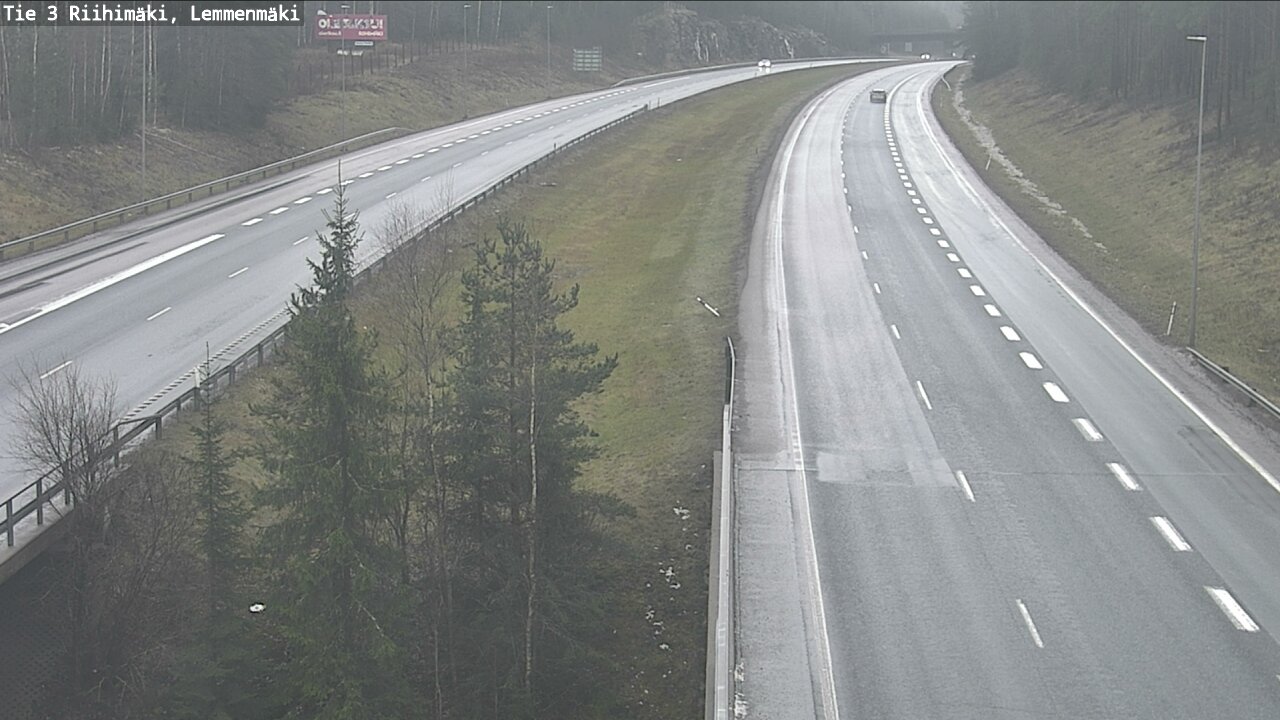 Weather Camera Image Road 3 Riihimäki, Lemmenmäki, Riihimäki, Kanta-Häme
