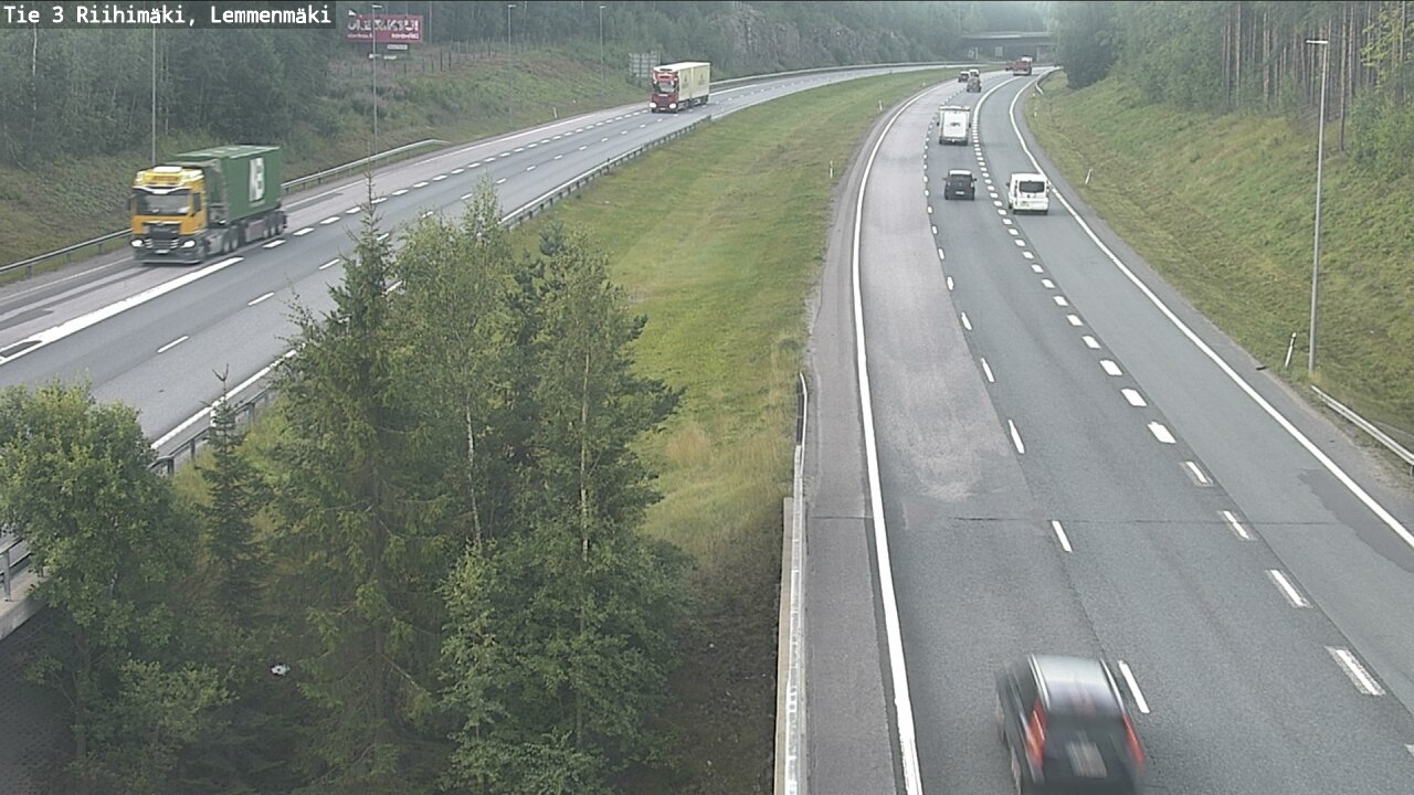 Weather Camera Image Väg 3 Riihimäki, Lemmenmäki, Riihimäki, Kanta-Häme