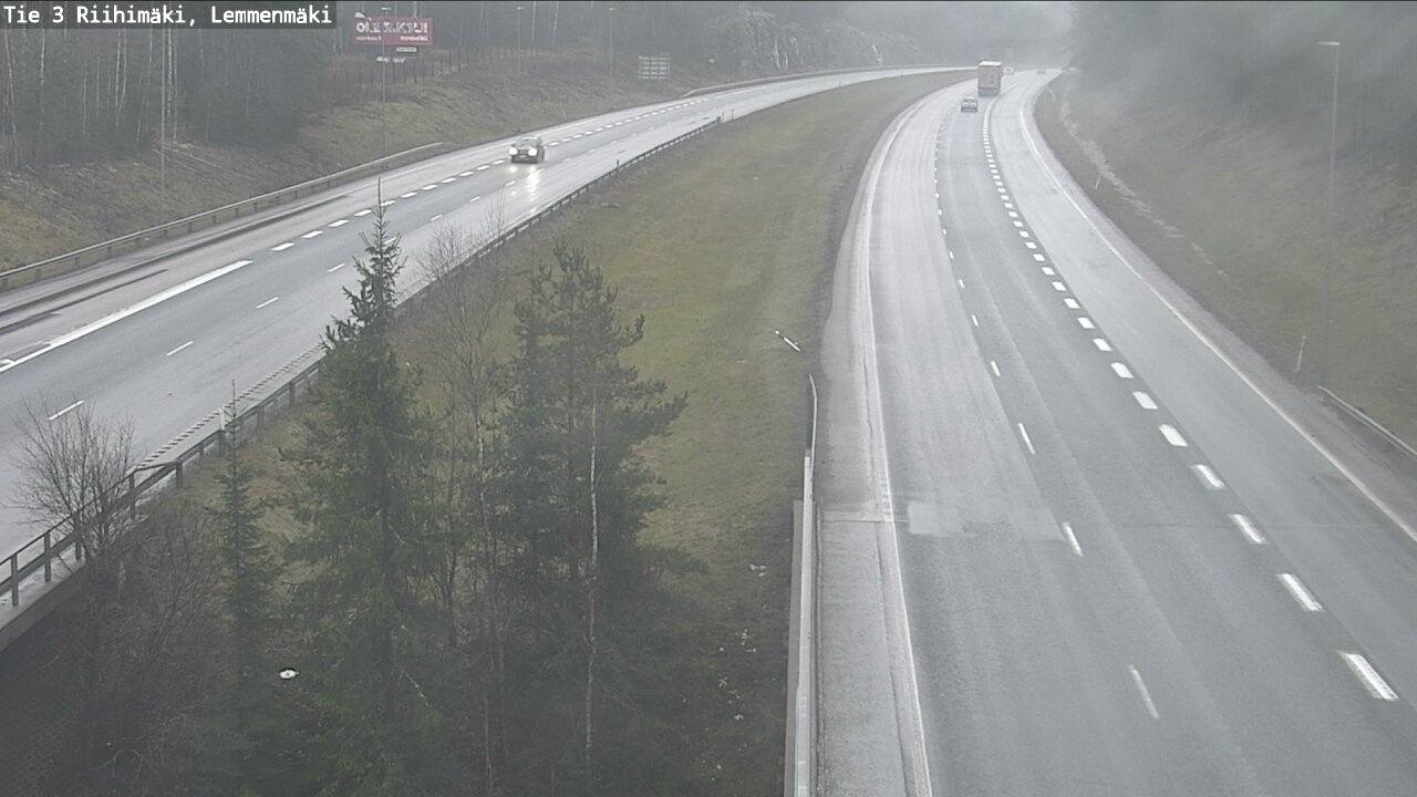 Weather Camera Image Road 3 Riihimäki, Lemmenmäki, Riihimäki, Kanta-Häme